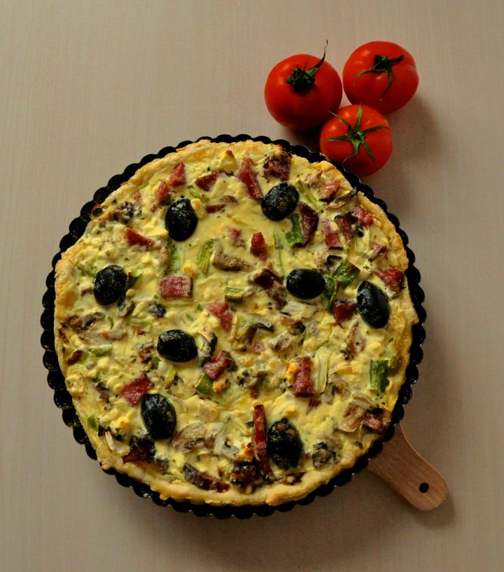 quiche șunculiță